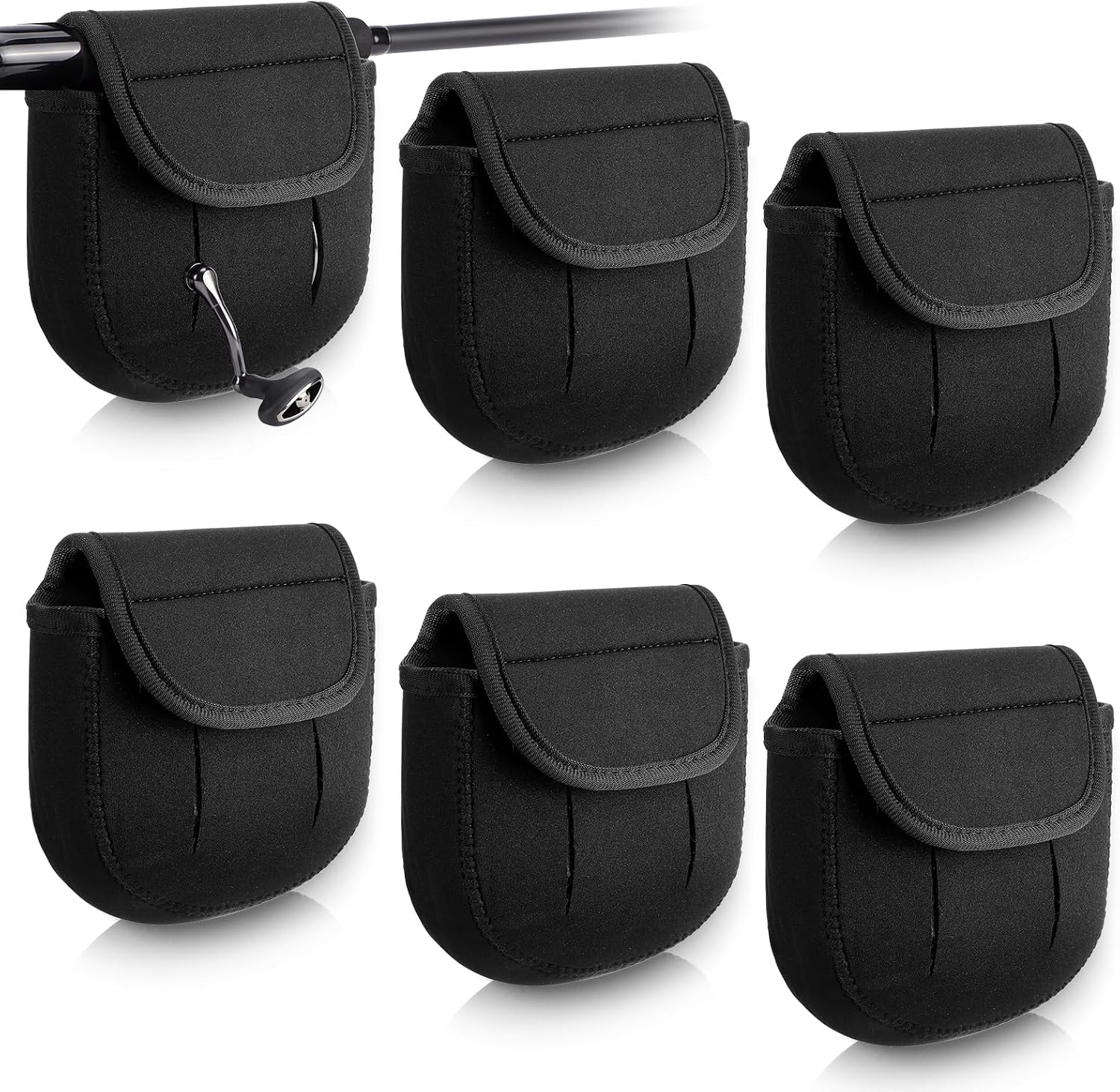 Fishing Spinning Reel Cover Bag for 2000-6000 Series Baitcasting Trolling Fishing Reels Protective Cover Case Pouch Sleeve Gloves