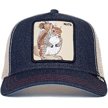 Goorin Bros. The Farm Unisex Original Adjustable Snapback Trucker Hat, Navy The Nuts Squirrel, One Size