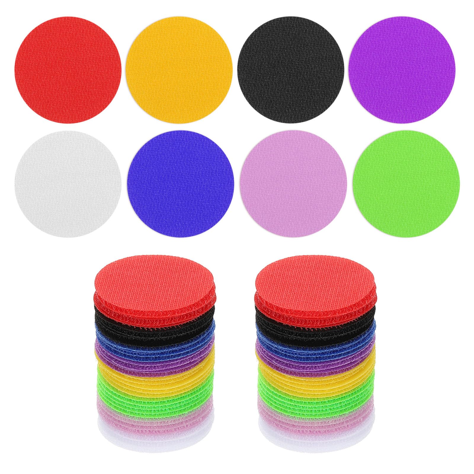PATIKIL 40Pcs Carpet Spots for Classroom 2 Inch Small Circle Floor Dots Markers Carpet Spot Markers for Teacher Elementary Preschool Supplies Multicolor