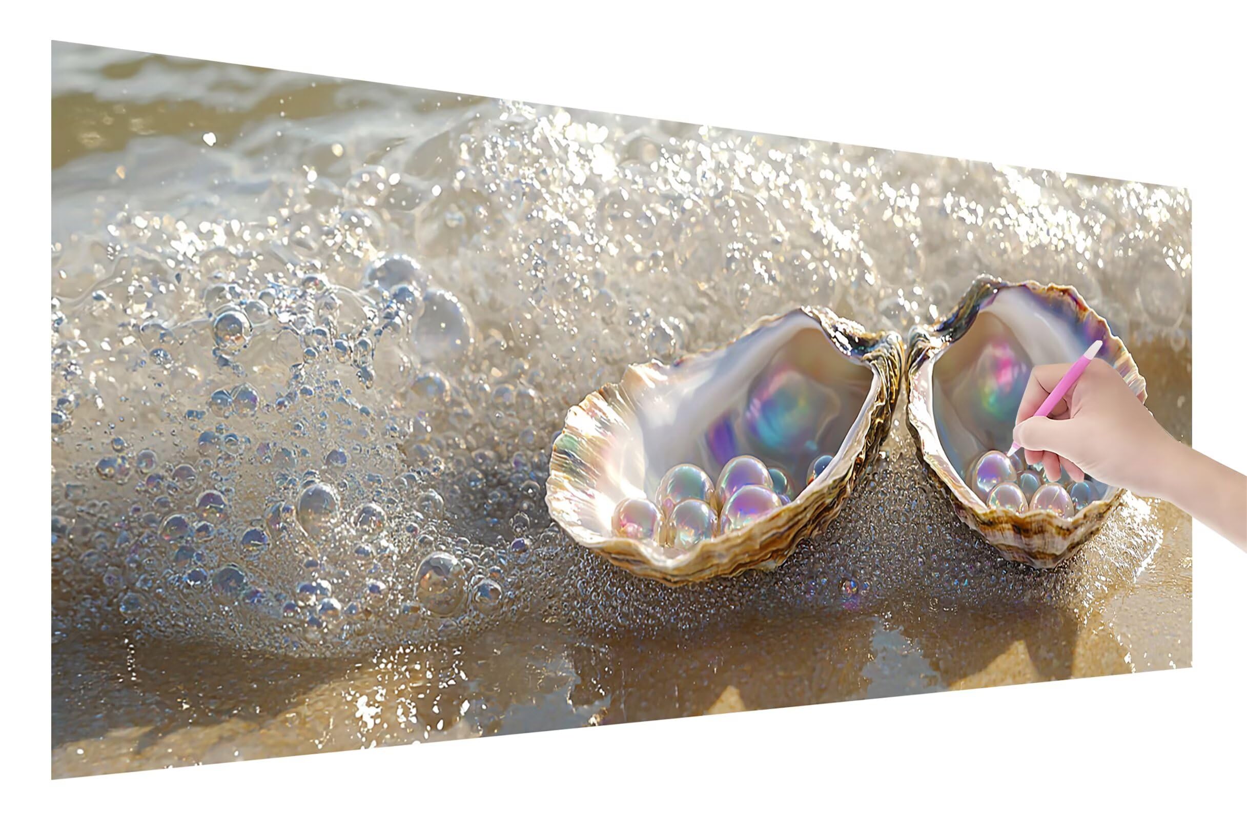 Amazon.com: Beach Diamond Painting Kits for Adults, Pearl Diamond