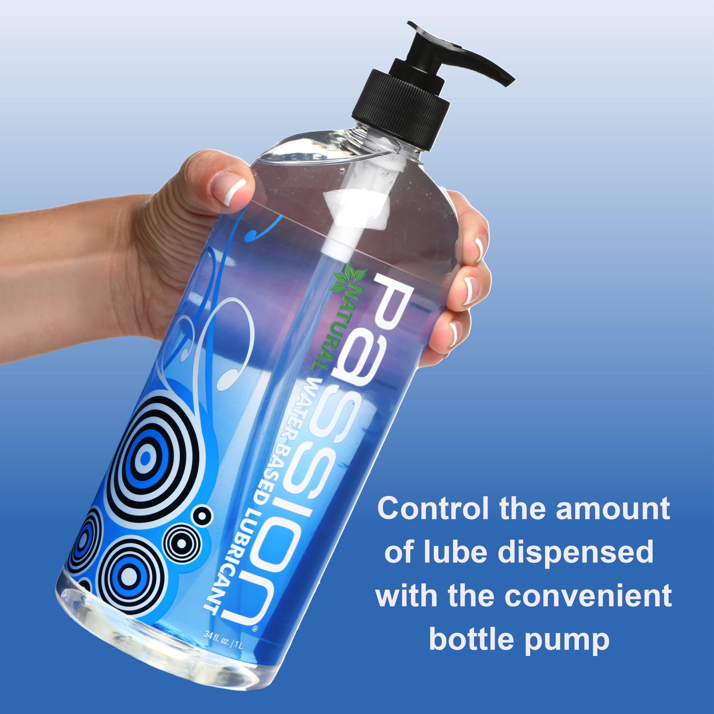 passion natural water based lubricant Amazon.com: Passion Natural Water-Based Personal Lubricant, 34 Fl Oz main image 0