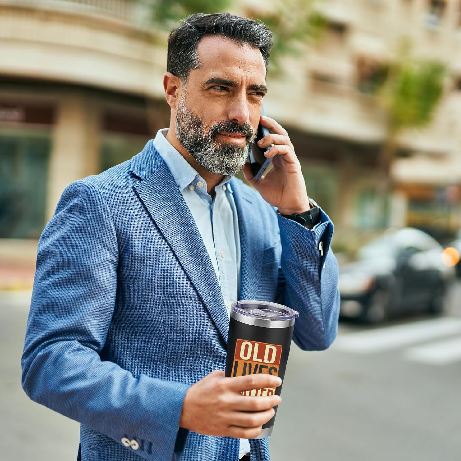 Funny 81th Birthday Gift For Men,Cool Gifts for 81 Year Old Man,81th Birthday Decorations for Men,1945 Gift Idea for Dad Husband Friend Grandpa-20 Oz Vintage1945 Tumbler - Image 5