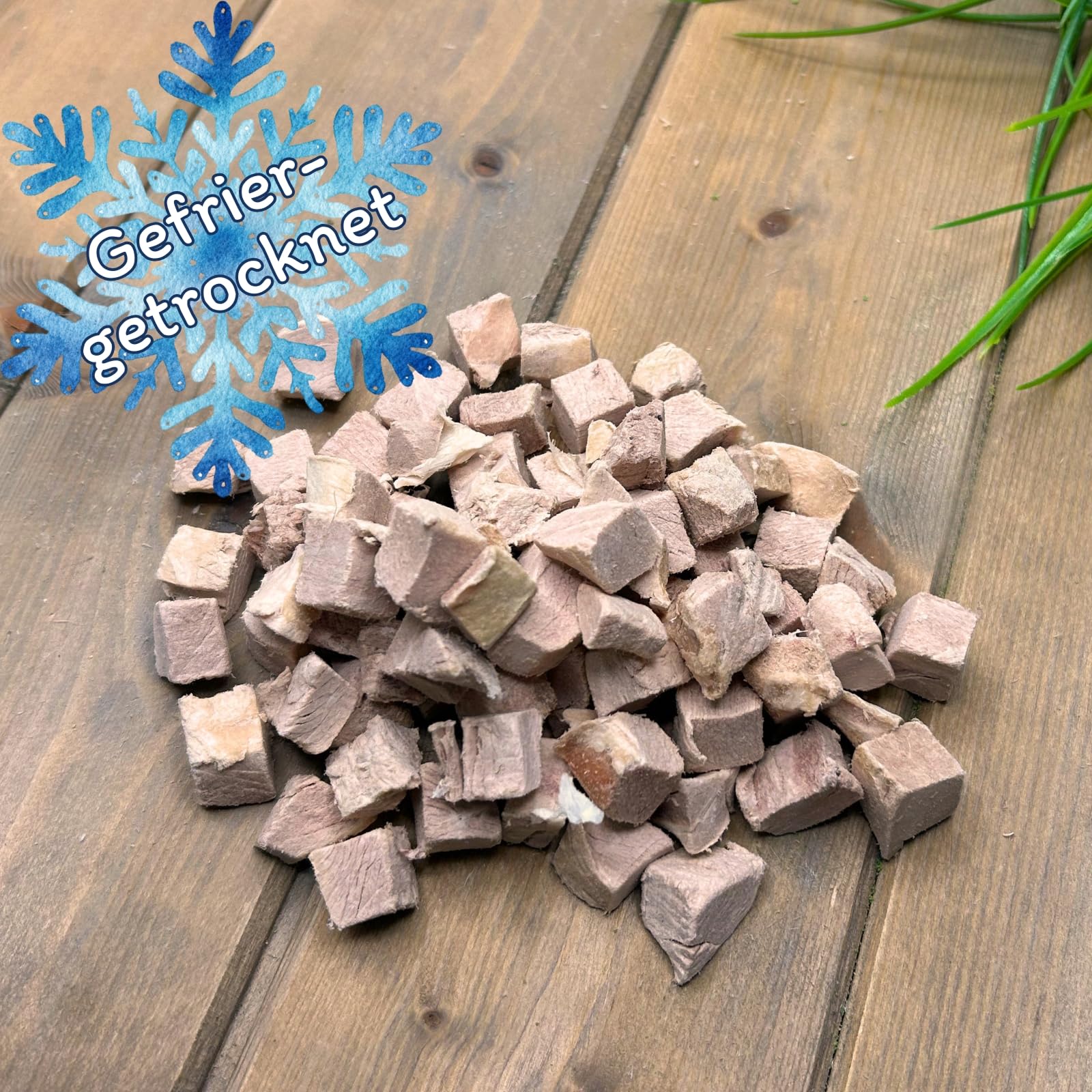 Lyra Pet® 5 kg (25x200 g) Entenbrustwürfel gefriergetrocknet Hund & Katze | Snack aus Ente für Hunde & Katzen - Getreidefreies & fettarmes Leckerli - Auch für Kitten, Welpen & Senioren - Proteinreich