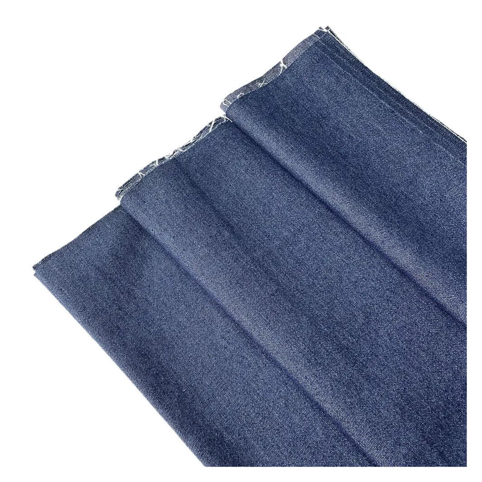 Denim Stoff Baumwolle Dünne Licht DIY Handgemachte Puppen Kleidung Jeans Rock Jacke Tasche Handarbeit Material für Kleidung, Kleider, handgefertigtes Heimwerken(Blue,90x145CM(35inx57in))