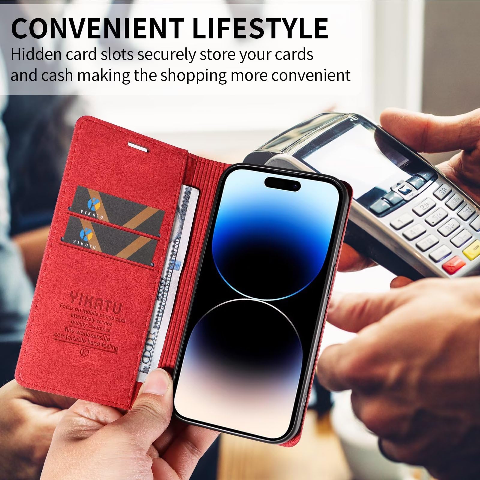 Moex Custodia Supporto Video MOBESV Custodia Per Huawei P10 Plus, Cover A Libro Protezione Per Carte Di Credito