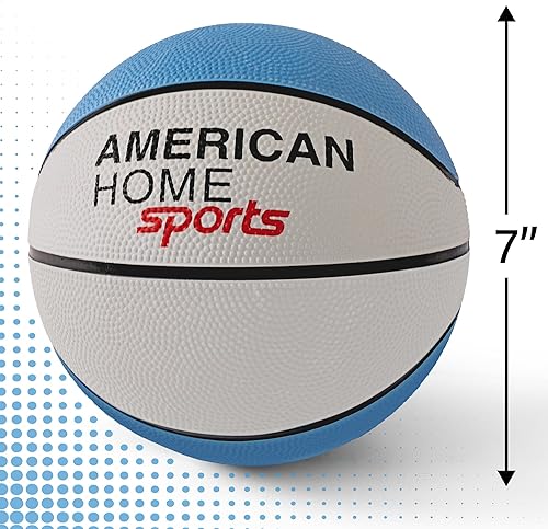 Miniatura 3 de Simplay3 Balones de baloncesto de agua, paquete de 2  7 pulgadas, tamaño #3, bomba de aire de bola con aguja, ideal para piscina, aros de baloncesto