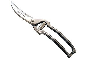 10 Inch Stainless Steel Poultry Shears - Made in USA by Tenartis