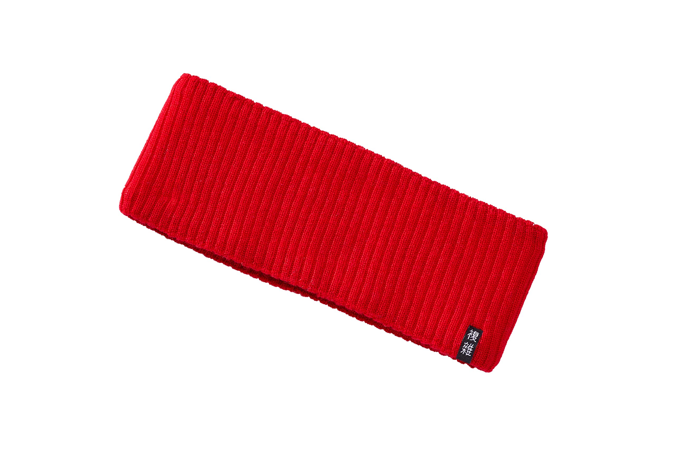 Enter the Complex® Men's and Women's 100% Merino Wool Winter Headband Soft and Stylish Unisex Red - Image 2