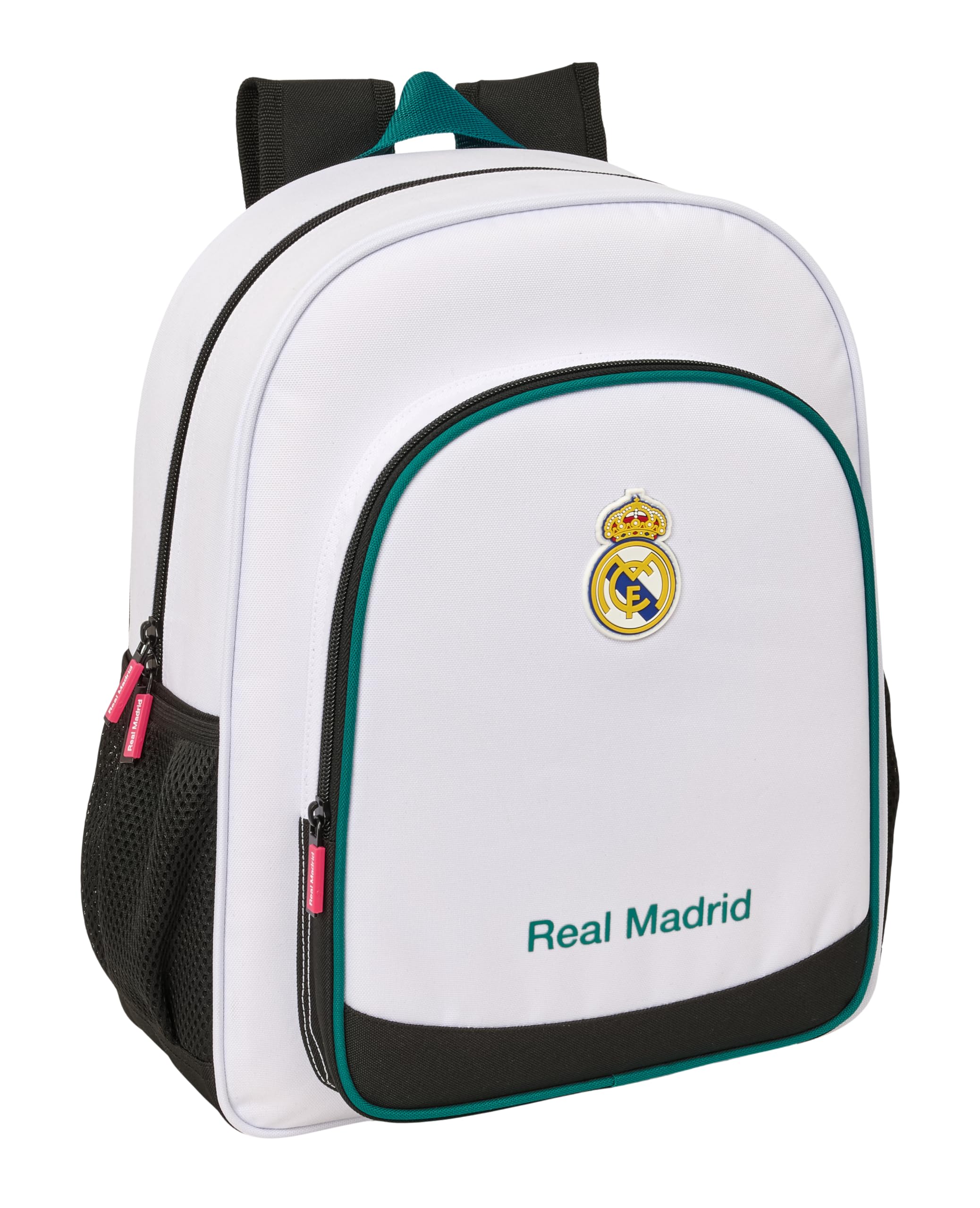 Real Madrid EQUIPACIÓN 26/27 – Children's School Backpack, Adaptable to Trolley, Ideal for School Children, Comfortable and Versatile, Quality and Resistance, 32 x 12 x 38 cm