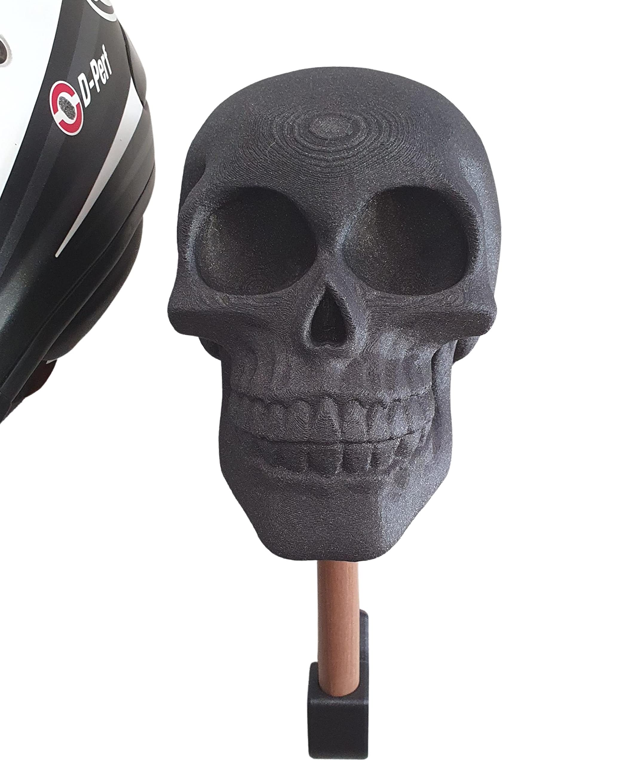 Soporte Casco Moto Calavera - Colgador Casco Moto Pared