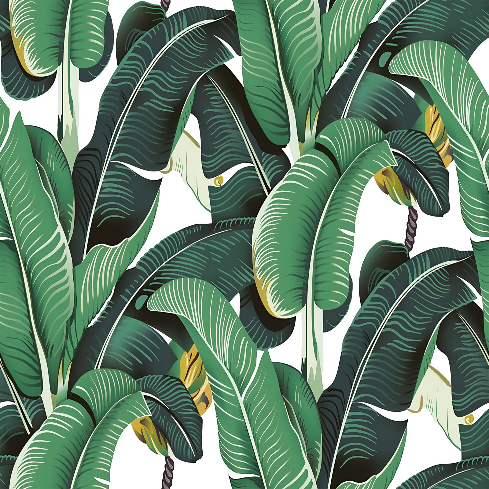 Fightal Banana Leaf Peel and Stick Wallpaper
