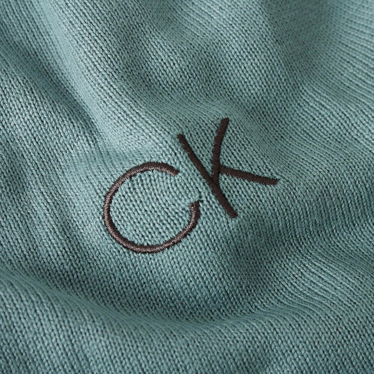 Calvin Klein Herren 2026 Campus Golfpullover Rundhals Baumwollmix Weich Warm