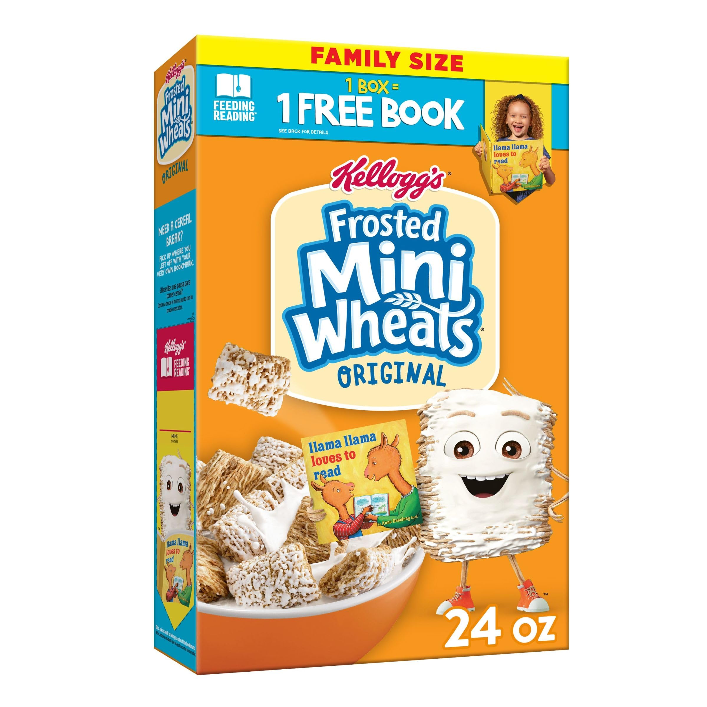 Buy Kellogg's Frosted MiniWheats Cold Breakfast Cereal, HighFiber
