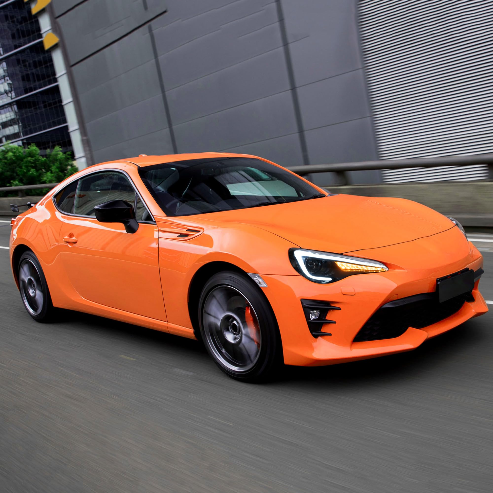 VLAND Faro per GT86 & BRZ 2012-2020, FR-S 2013-2016, con lampeggiante sequenziale (con lampadine d2S LED)