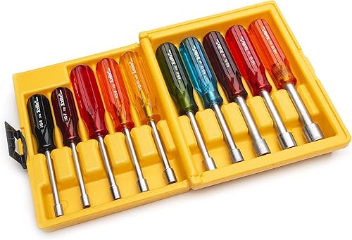 Xcelite HS618N 10 PC TUERCA Juego de controladores, hexagonal