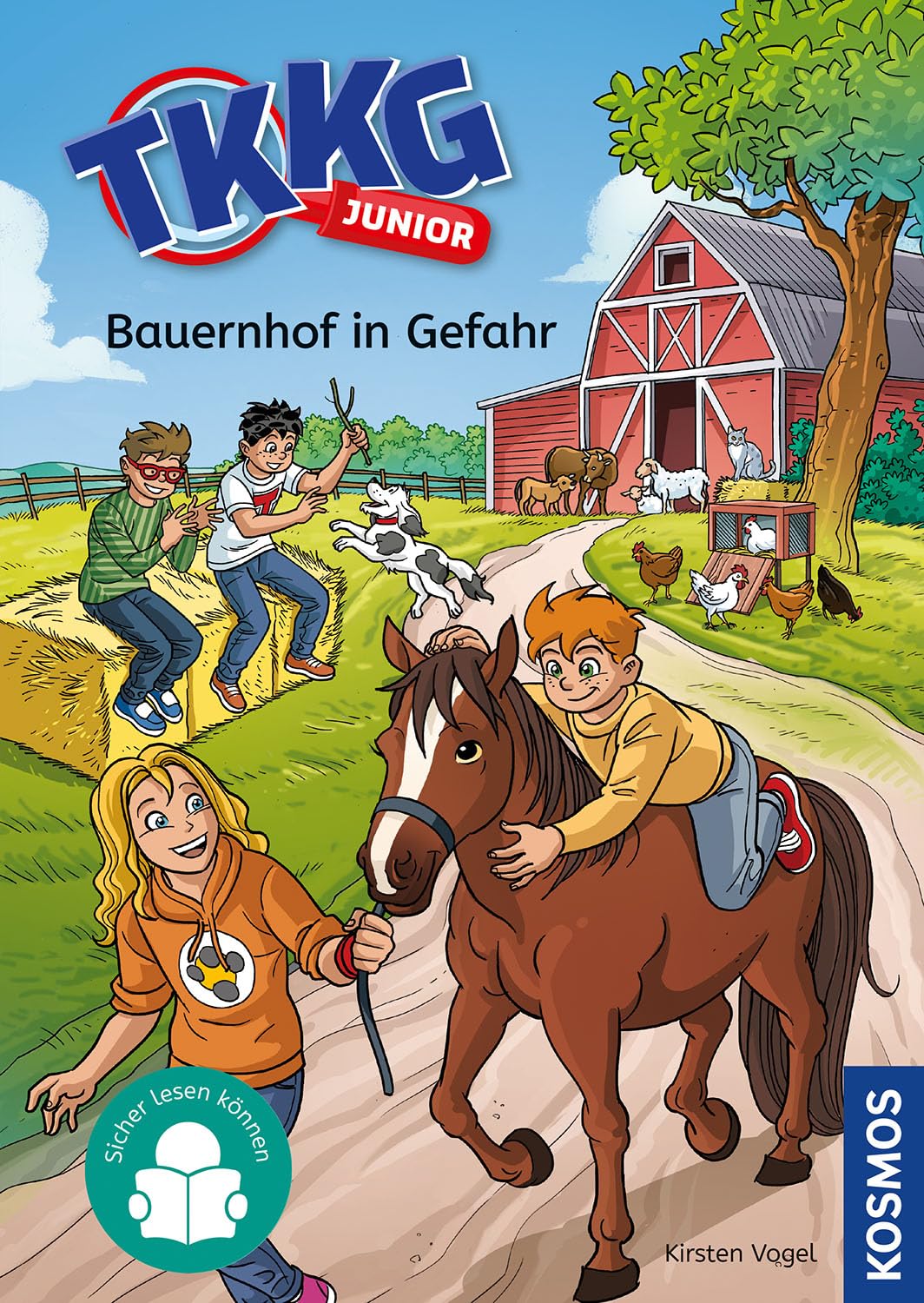 TKKG Junior, 6, Bauernhof in Gefahr: Ein spannender Kinderkrimi mit TKKG Junior für echte Detektive - Sicher lesen können - für Kinder ab 7 Jahren