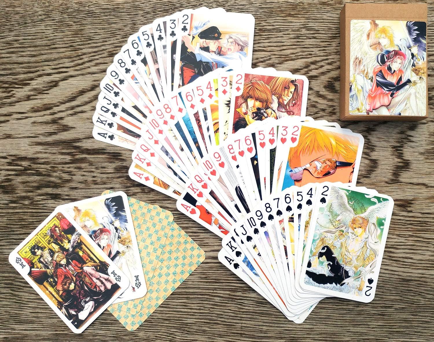 FLONZGIFT Anime Playing Cards Yaoi Collection Poker Deck 54 Cards All