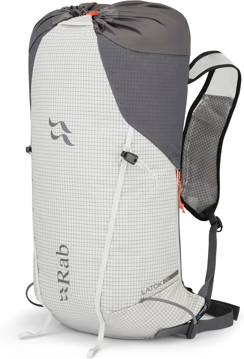 Rab Latok 20 Ultralight Comfortable Day Pack for Alpine Climbing & Mountaineering - Pewter/Graphene - Medium