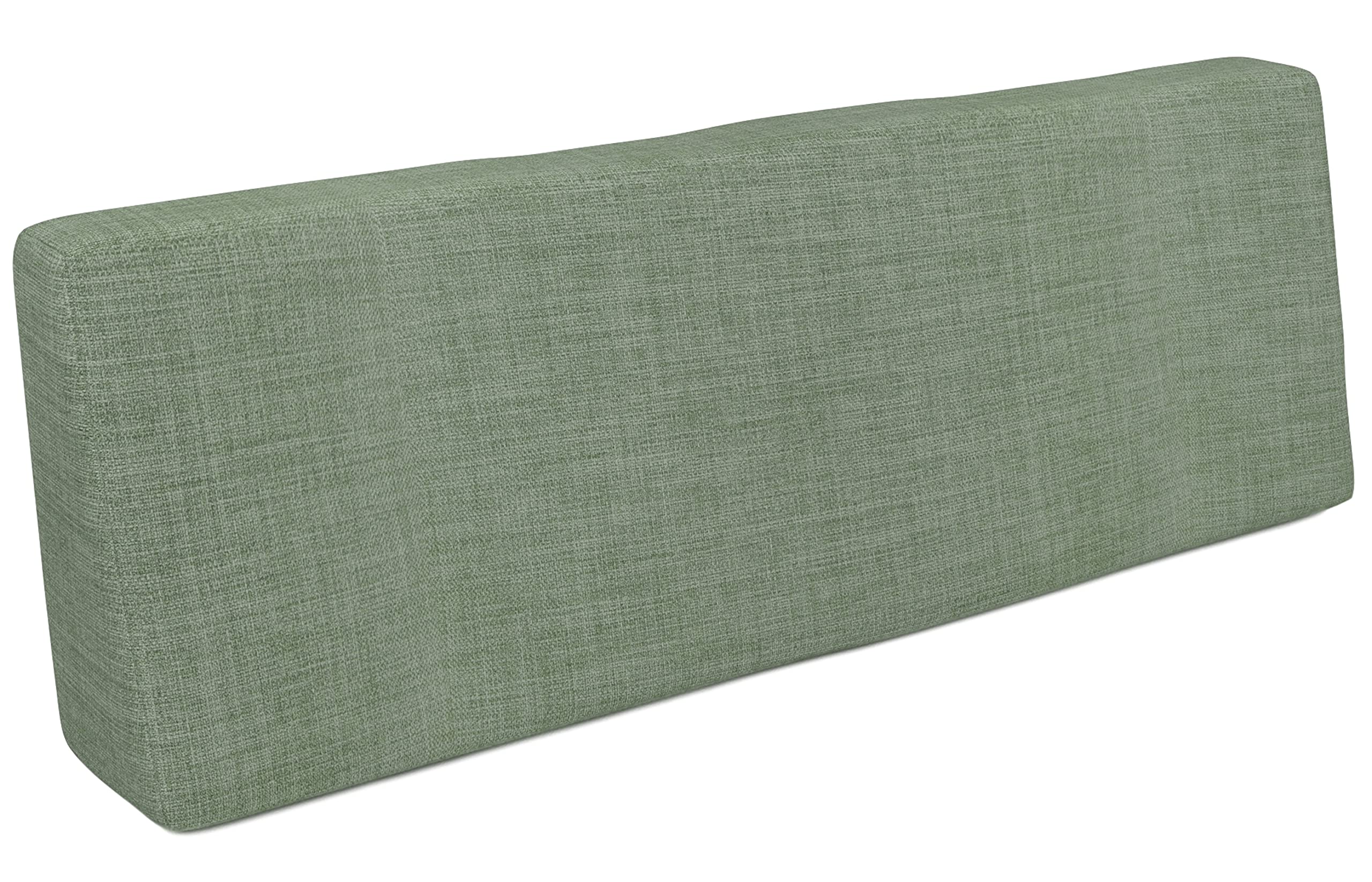 POKAR Euro Pallet Seating Set of 2: 1x seat cushion 120x80cm + 1x back cushion 120x40cm, cold foam, removable covers, Home Garden Furniture DIY, indoor outdoor pillow, without pallets, Beige — view 248