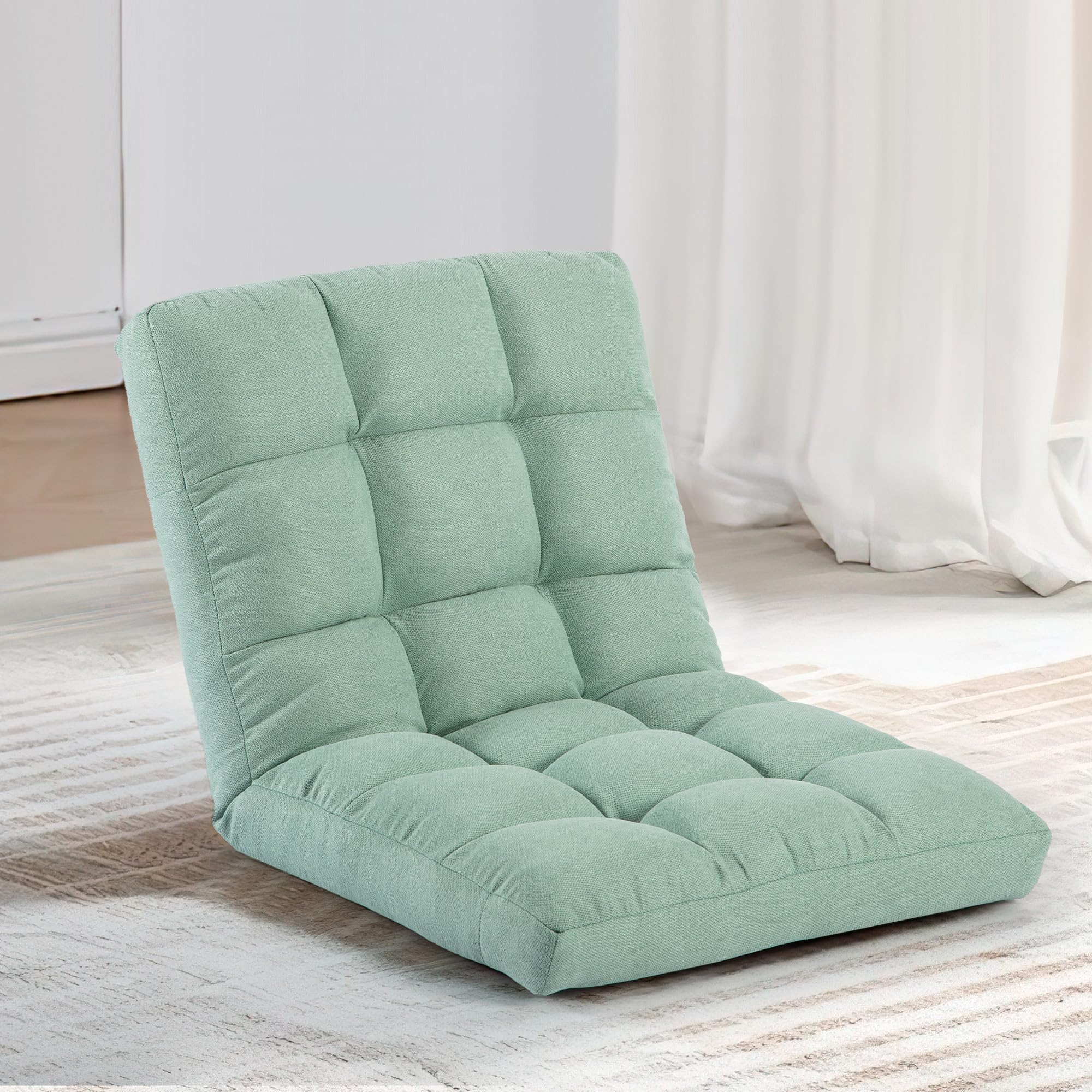 HOMYEDAMIC Oversized Floor Chair Green