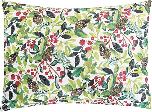 Miniatura 5 de C&F Home Tyson Pines - Juego de edredón reversible botánico de algodón de 3 piezas, lavable a máquina, color verde