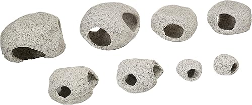 Penn-Plax Deco-Réplicas - Serie de adornos de acuario de granito aspecto de piedra realista seguro para tanques de agua dulce y salada ideal para