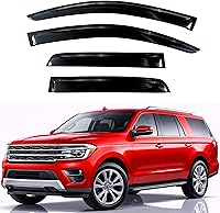 Vista 93 de KPY Moldura deflectora de viento con protección contra la lluvia compatible con GMC Terrain 2018-2023, 4 unidades, para ventana lateral, autoadhesiva