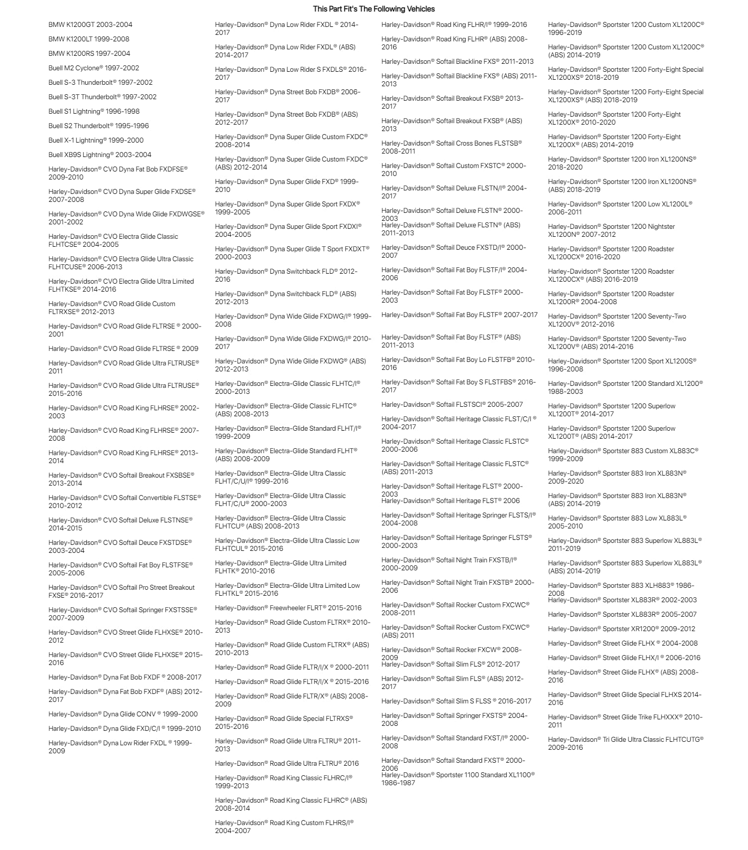 Champion Spark Plug RA8HC for Harley-Davidson Softail Standard FXST 2000-2006