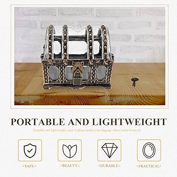 Amazon.com: Zerodeko Treasure Chest, Plastic Pirate Box with