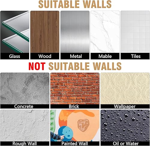 Miniatura 4 de Ganchos autoadhesivos para pared, paquete de 4 ganchos de pared para colgar abrigos, ganchos de puerta, toalleros para baño, ducha de acero