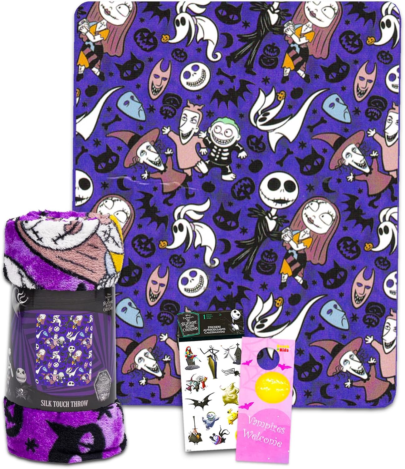 Nightmare Before Christmas Throw Blanket Bundle Nightmare