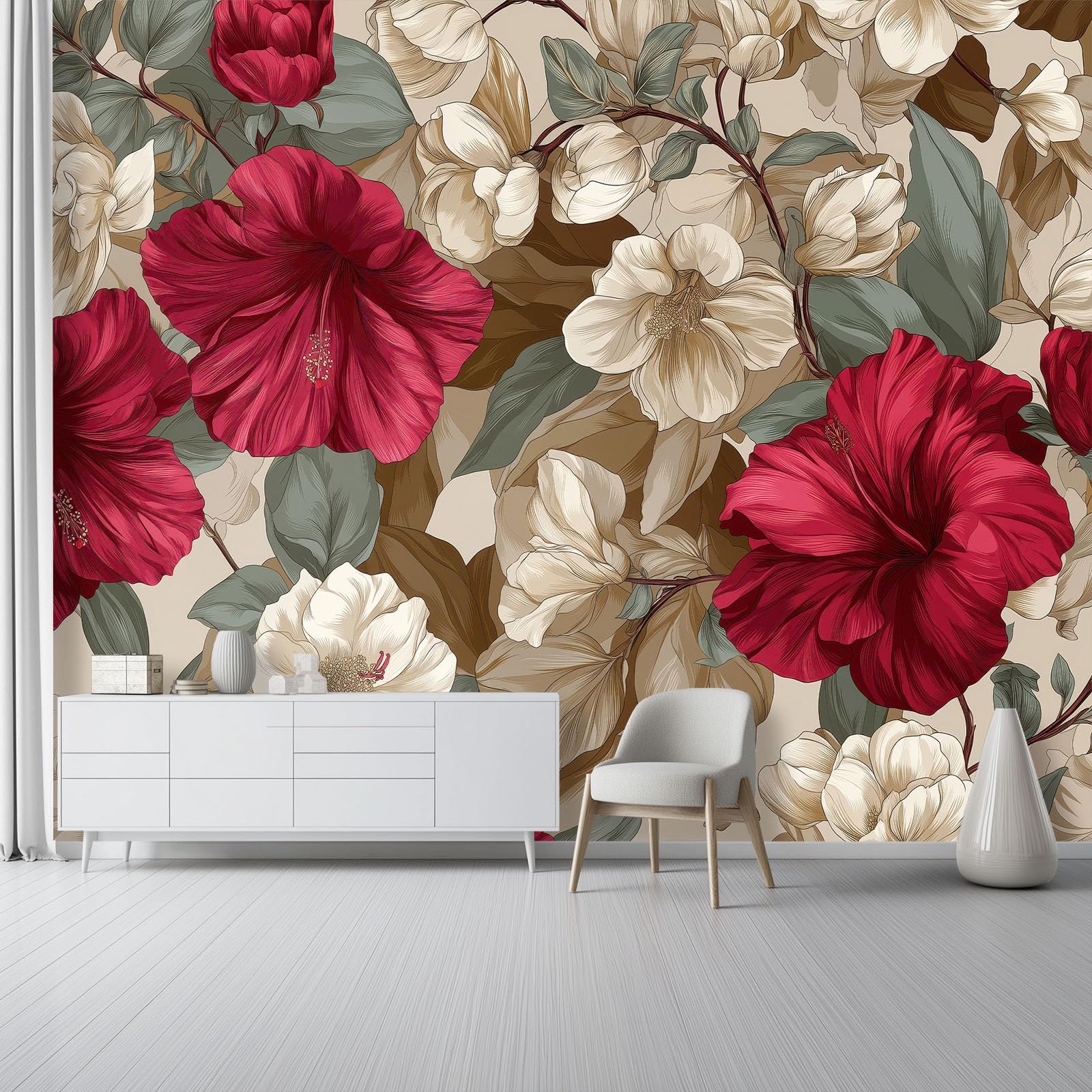 Nowoczesne tapety w luksusowym stylu, 350 x 256 cm do dekoracji domu