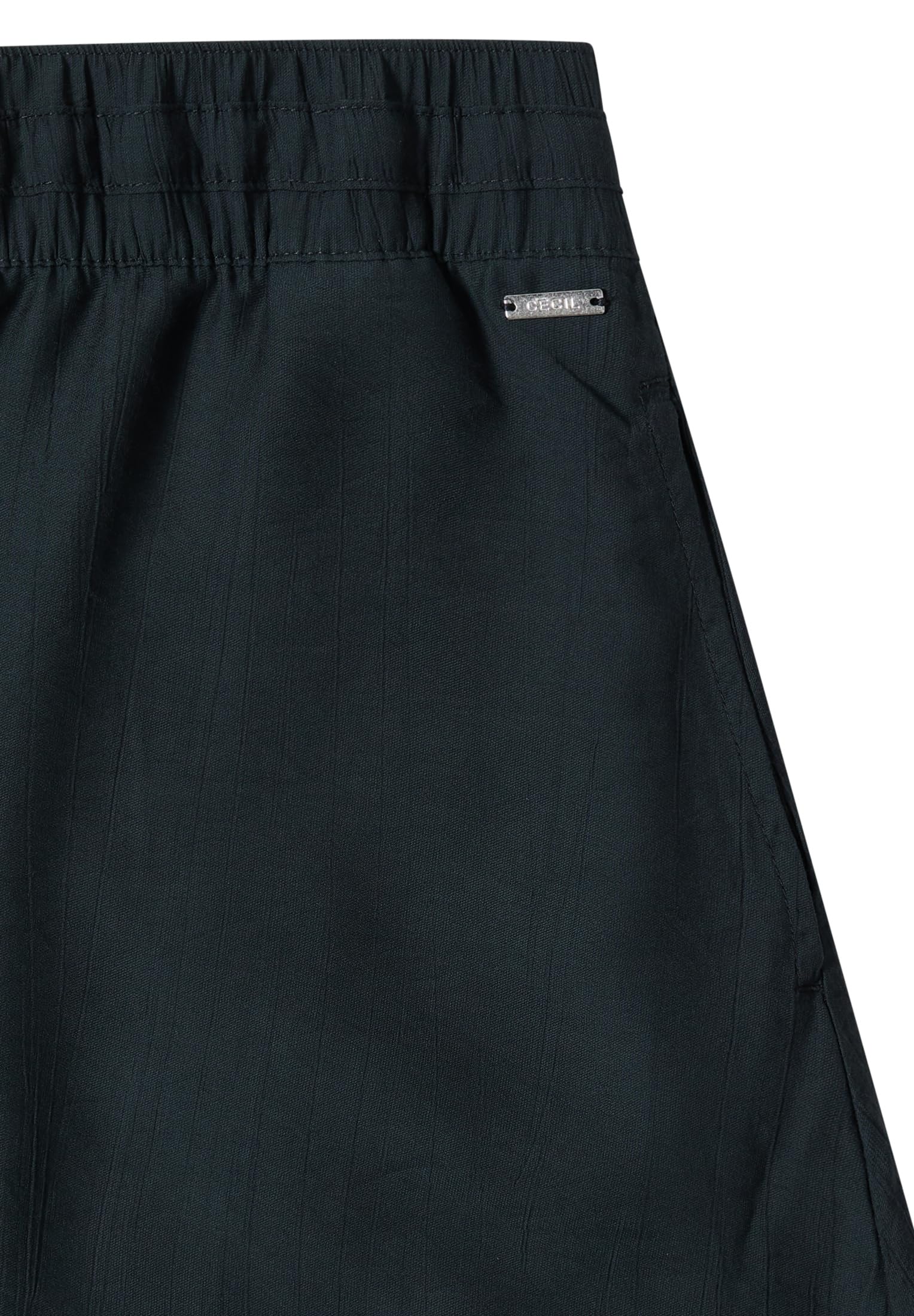 Maxi-Rock mit Taschen und Struktur