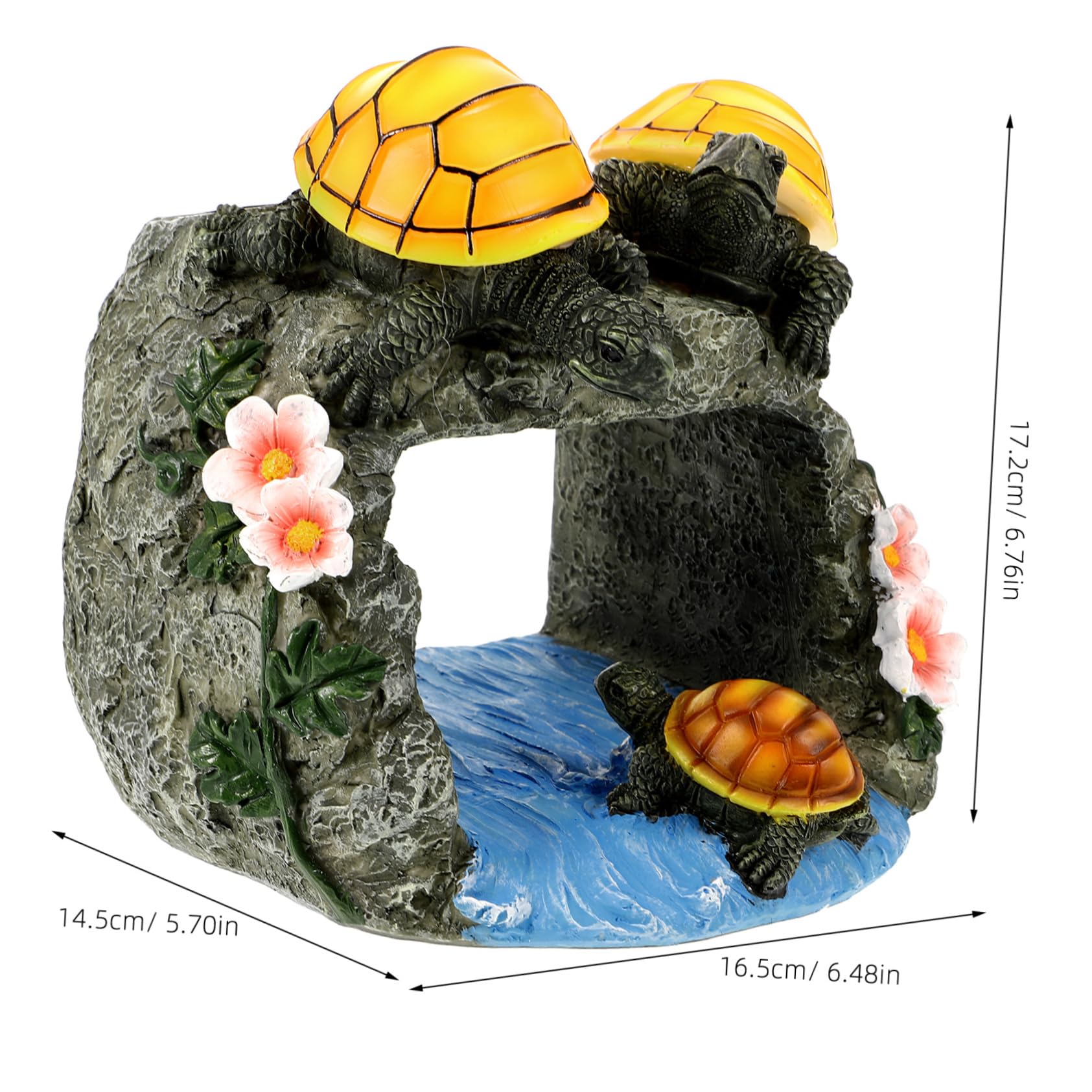 TOYANDONA Schildkröten Statue für Fallrohrverlängerung Kreative Garten Dekoration Installieren Leitet Ab und Sorgt für Fröhliche im Freien für Gartenliebhaber