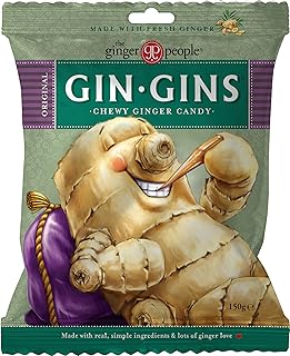 The Ginger People The Ginger People Gin Gin Original Chewy Candy Bag 150...