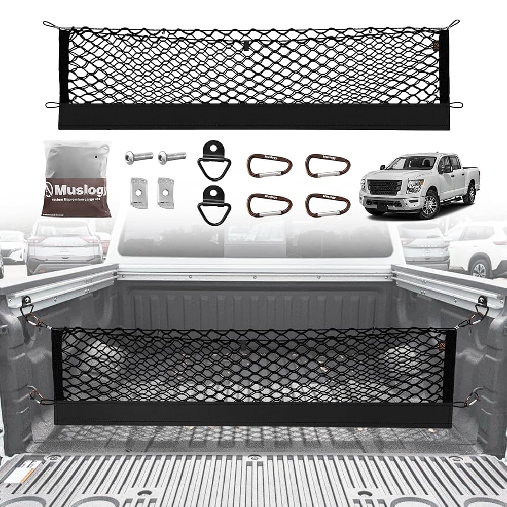 ann ページ Amazon.com: Muslogy Truck Bed Cargo Net Compatible with