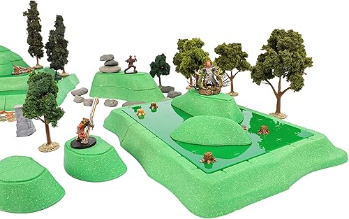 Miniatura 4 de Dirt Cheap Dungeons Sistema modular de terreno juego de quimeras TT RPG Terrain Building para Calabozos y Dragones, Pathfinder, Juegos de Guerra y