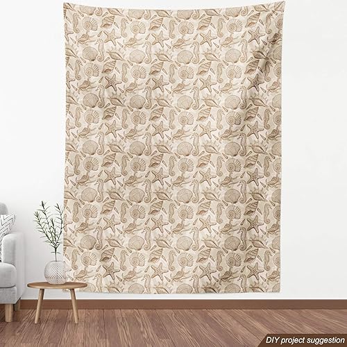 Vista 433 de Lunarable The Yard, tela azul real de The Yard, patrón de cerámica inspirado en el Medio Oriente estilo marroquí, estampado oriental, tela de satén