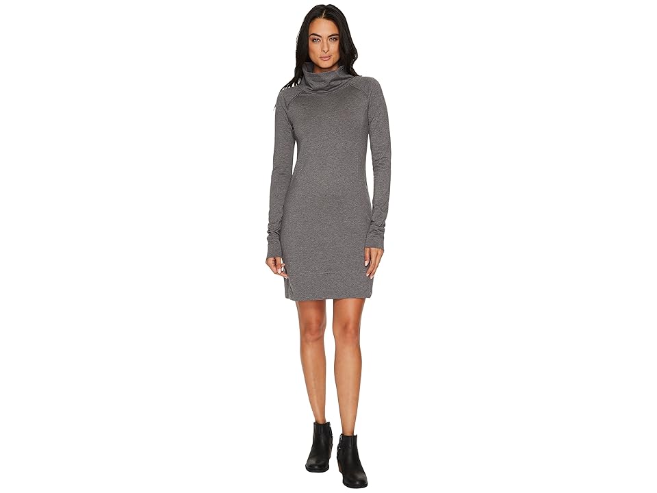 

Toad&Co Aurora Long Sleeve Dress (Charcoal Heather) Women's Dress