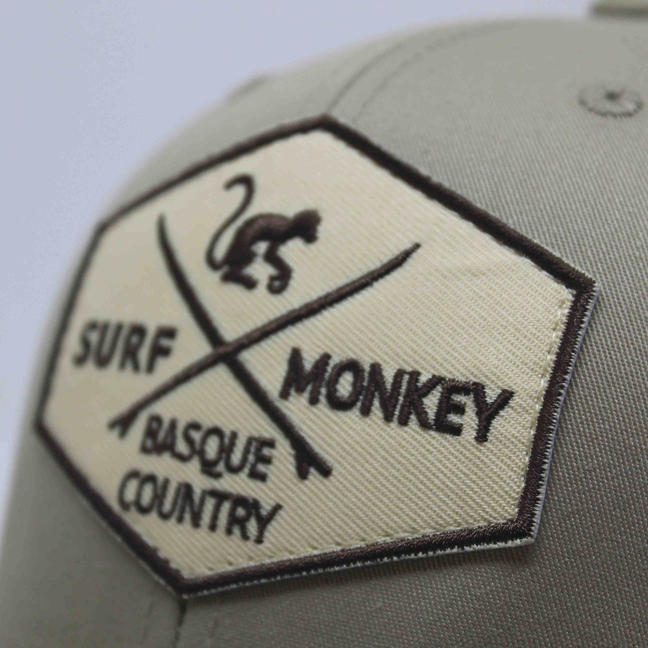 SURF MONKEY Gorra Tipo Trucker 6p - Visera Curvada - Gorra Ajustable Snapback - Perfil bajo