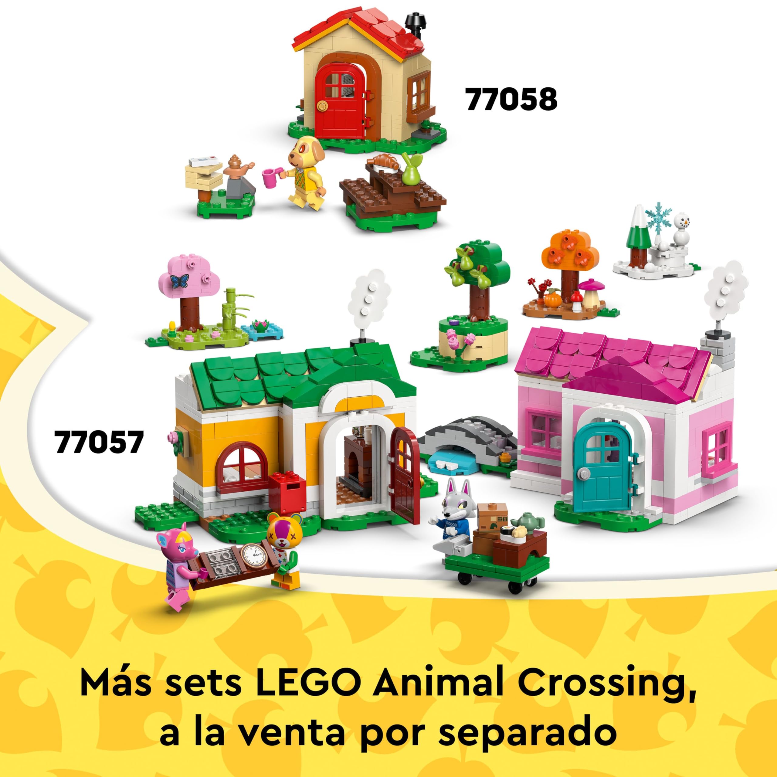 LEGO Animal Crossing La Colección del Museo de Sócrates - Juego Interactivo con Minifiguras de Sócrates y Lili - Fósiles de Dinosaurios de Juguete - Regalo Gamer para Niñas y Niños de 7+ Años 77056