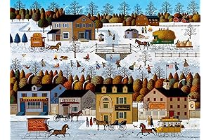 Charles Wysocki Windjammer Canal Jigsaw Puzzle