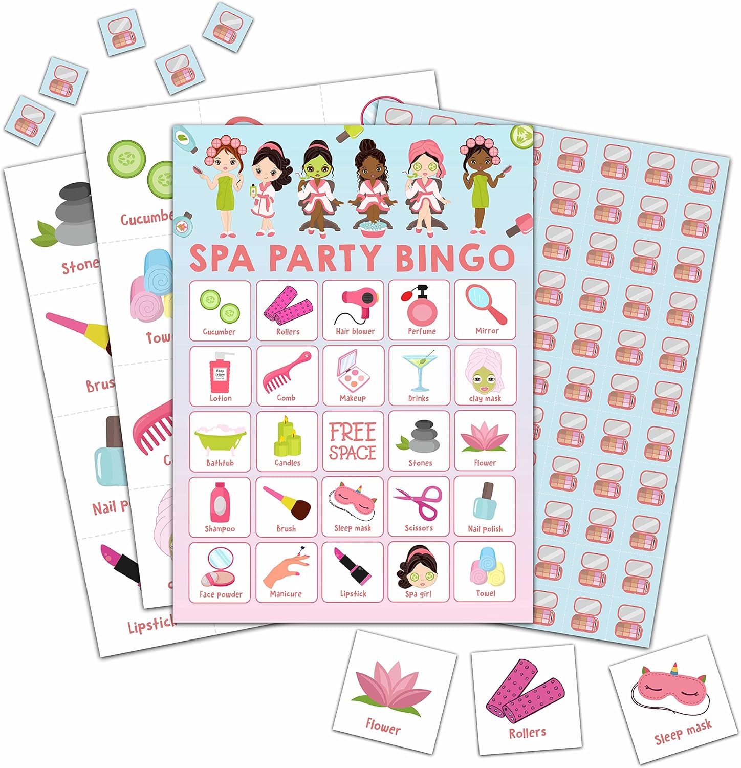 utesg-spa-party-bingo-cards-beauty-themed-birthday-brazil-ubuy for Downloadable Free Printable Spa Party Games UTESG Spa Party Bingo Cards, Beauty Themed Birthday Brazil | Ubuy for Downloadable Free Printable Spa Party Games