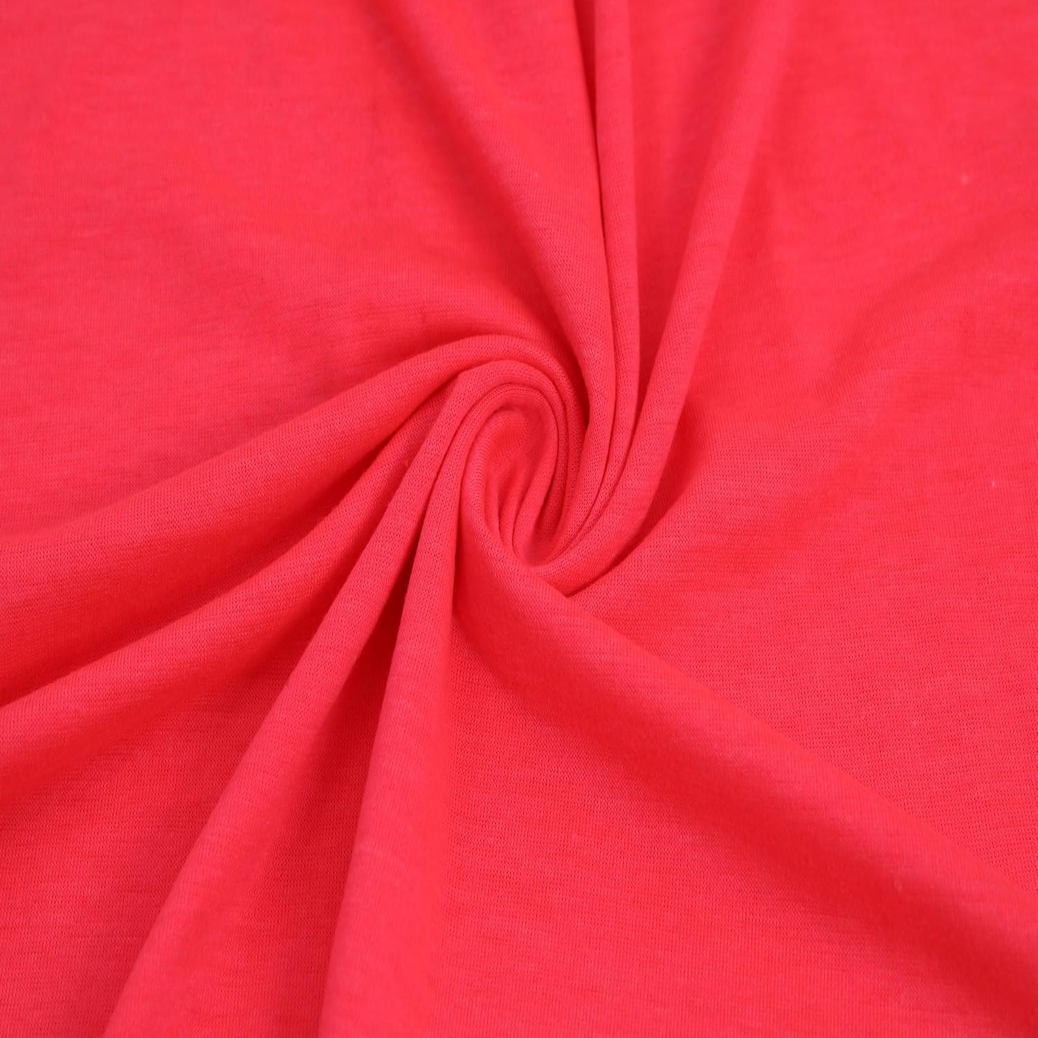 Texco Inc 60" Wide Poly Rayon Spandex Jersey Knit Fabric by the Yard – 155 GSM, Breathable, Stretch for Sewing, Apparel, Dresses, Baby Clothes & DIY