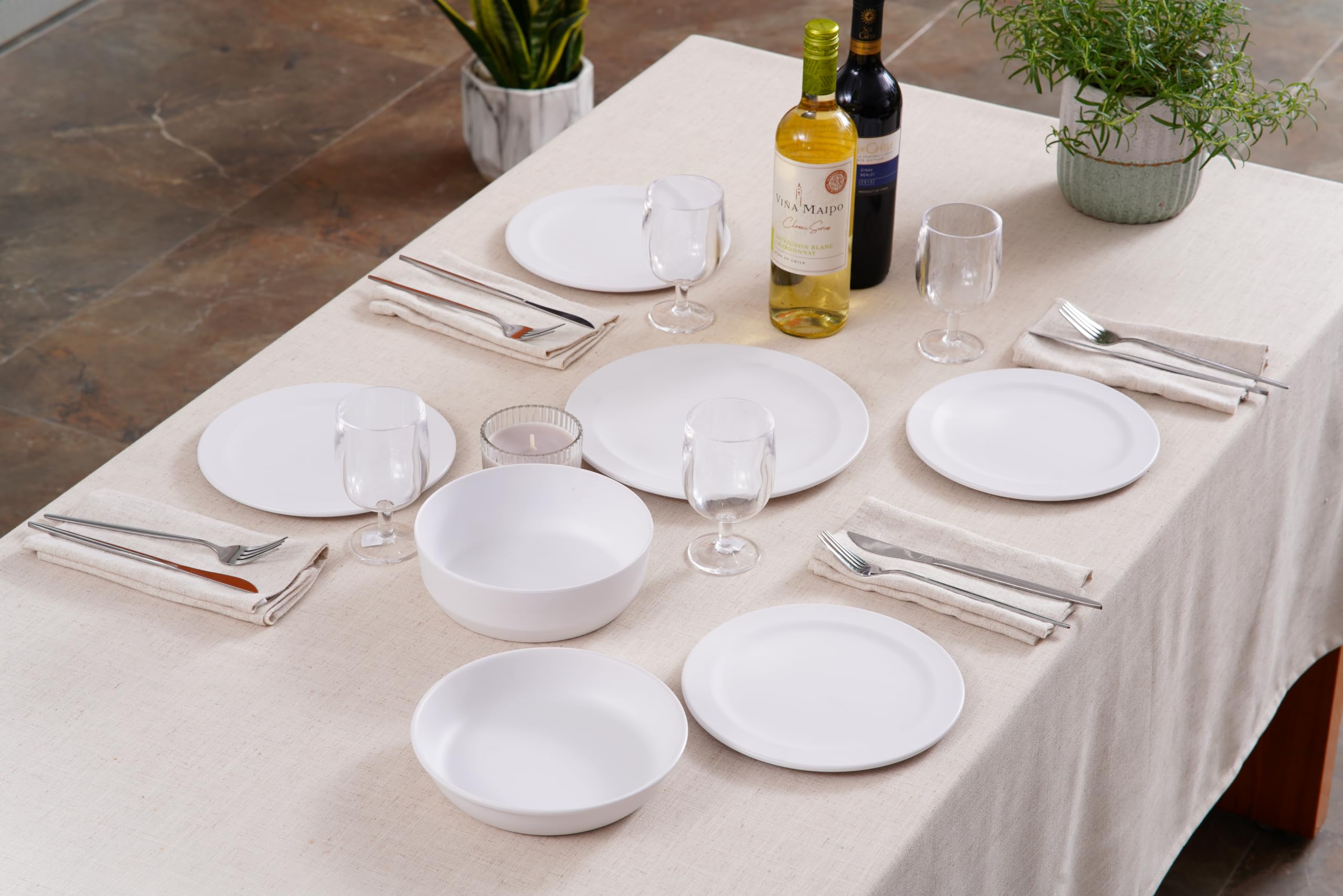 TarHong Audrey Floral Melamine Serving Bowl