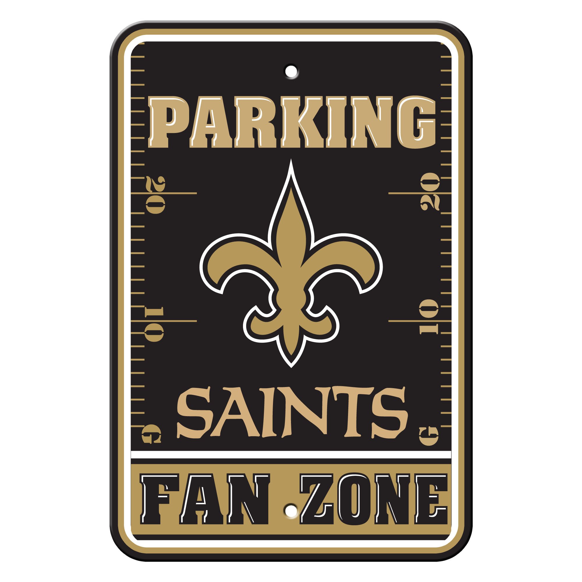 NFL New Orleans Saints Plastic Parking Signs