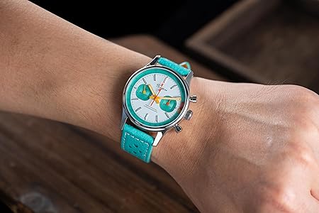 Amazon.com: Sugess Chrono Hertiage S387.02.T Racing Leather ST1901