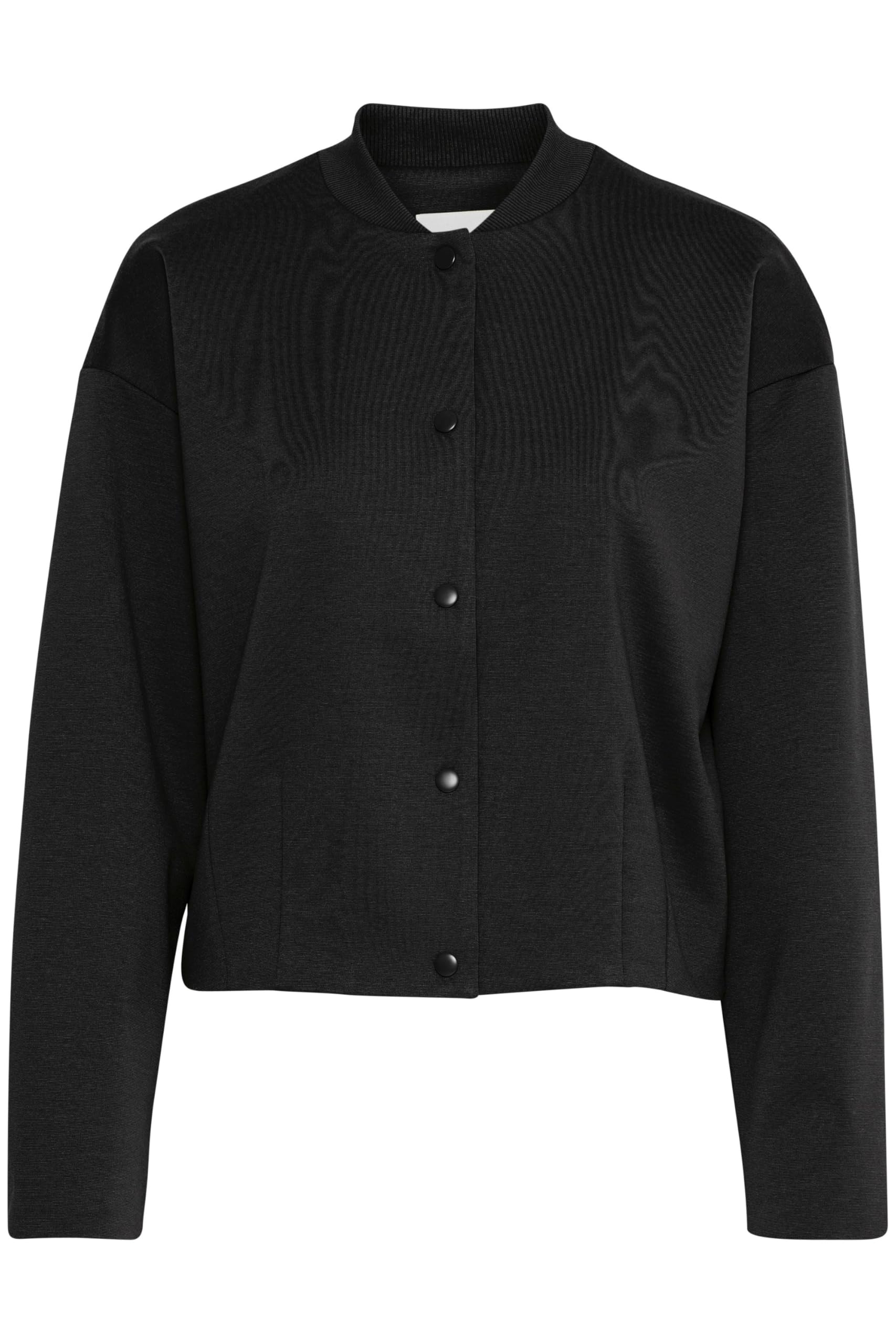 ICHI Damen Bomberjacke Übergangsjacke mit Druckknöpfen