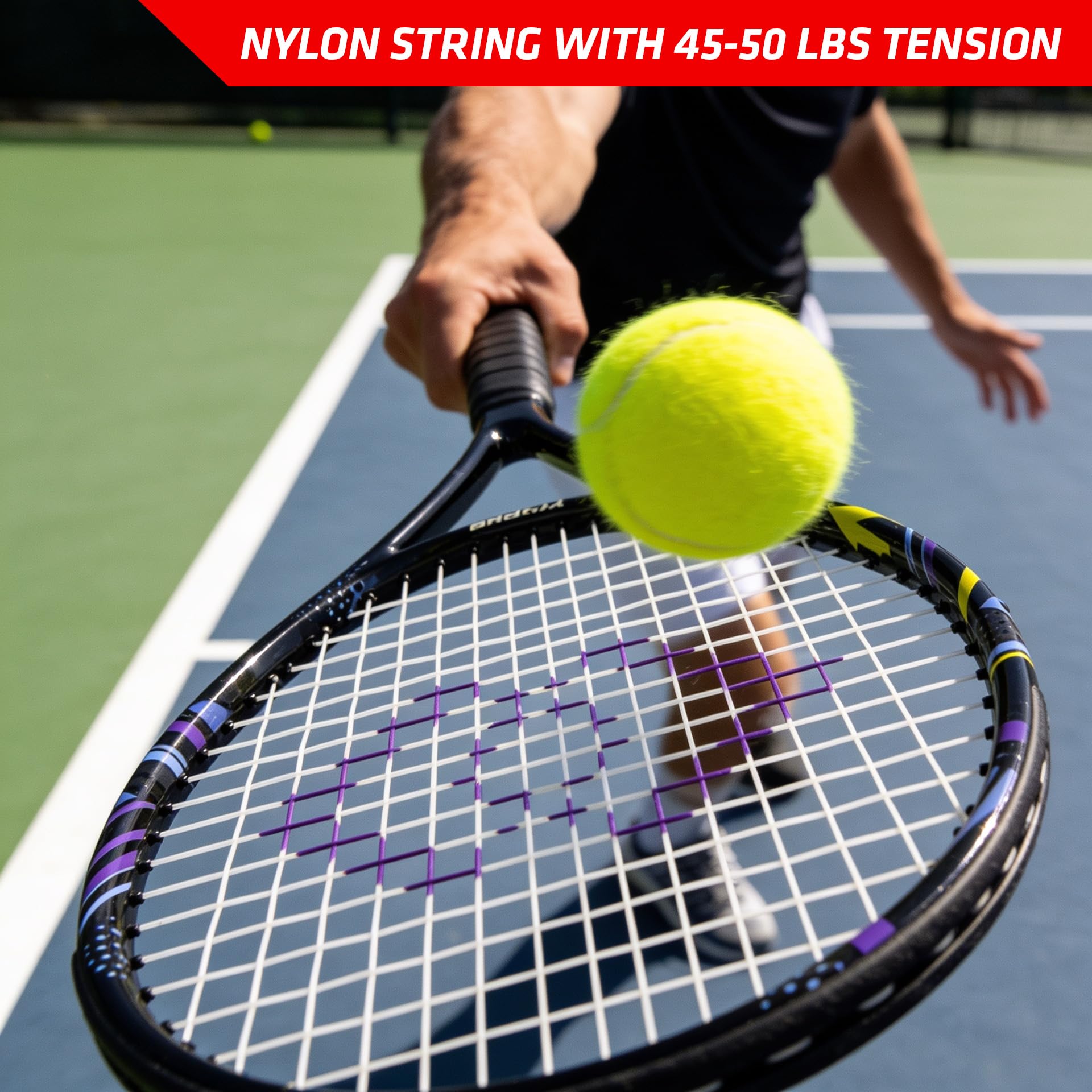 Hy-Pro Racchetta da tennis in carbonio composito, 68,6 cm