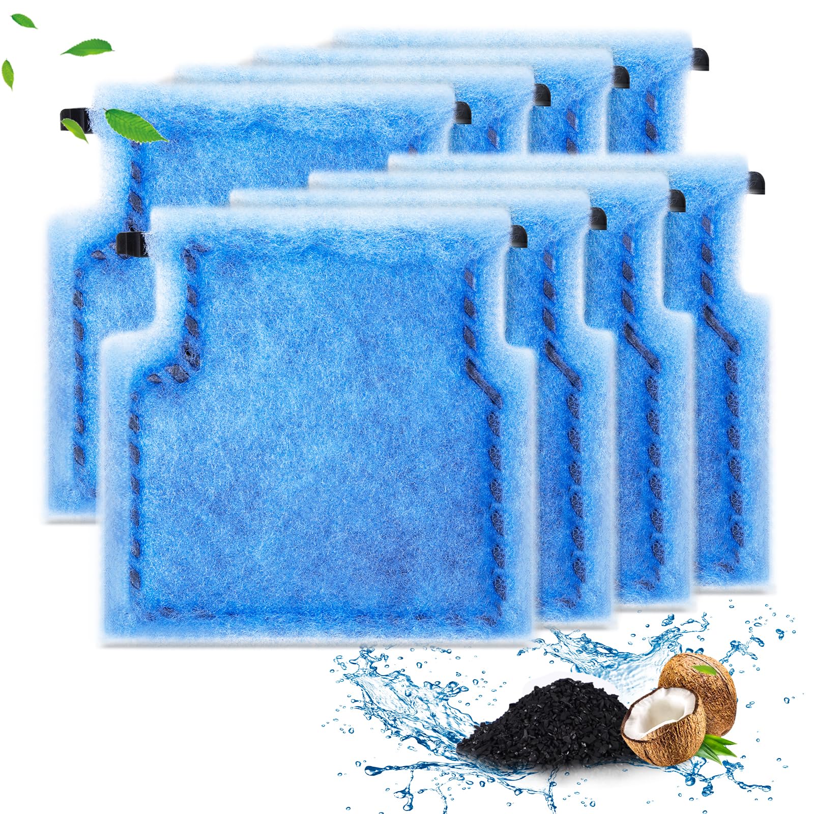 Umlecoa 8/16/32 Pack Rite-Size A Filter Cartridges Compatible with MarineLand Penguin Power Filters 75 & 100 - Rite-Size A Replacement Filter Cartridges Compatible with MarineLand Penguin Power Filter
